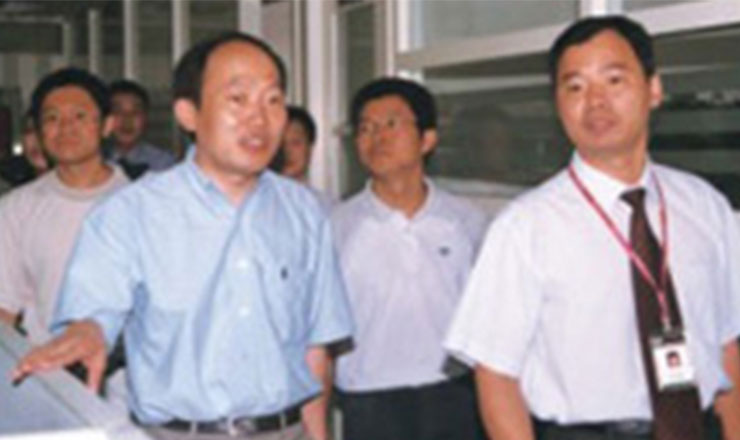 中國房地產估價師學會副會長兼秘書長柴強在公司視察